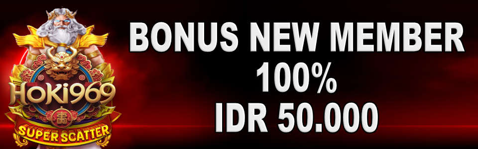 Bonus New Member 100% 50.000